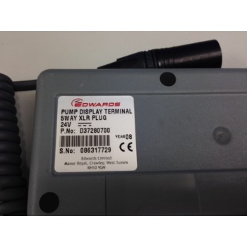 Edwards D37280700 Dry Pump Display Terminal 24V 5-Way XLR Plug